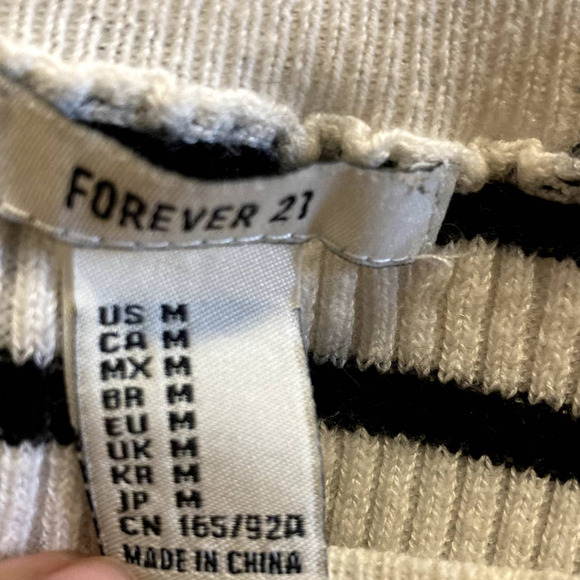 ribbed textured tight knit crewneck pullover sweater - Picture 3 of 8